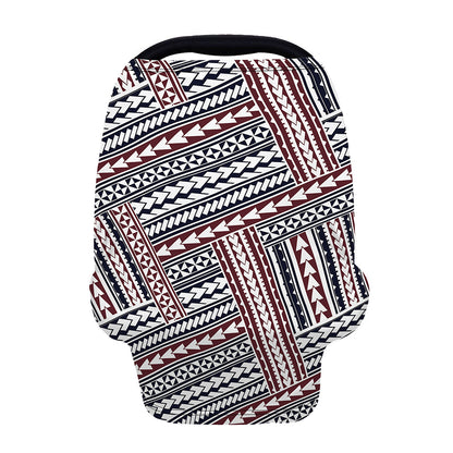 Maori Tribal Pattern Print Baby Seat Cover