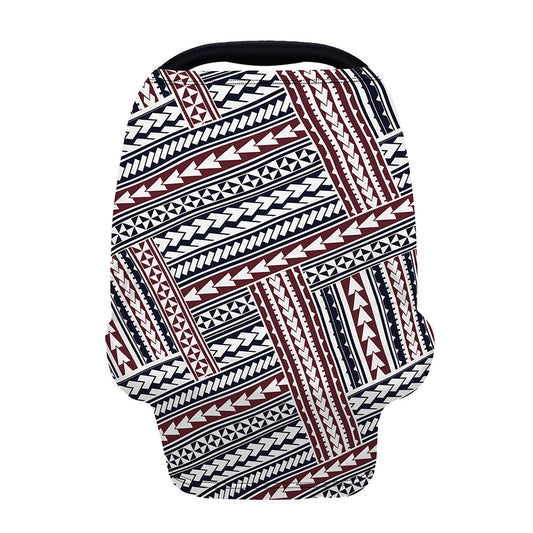 Maori Tribal Pattern Print Baby Seat Cover