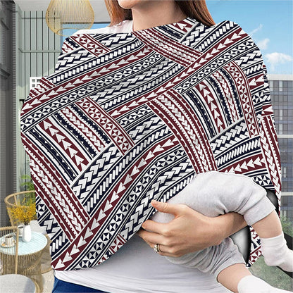 Maori Tribal Pattern Print Baby Seat Cover