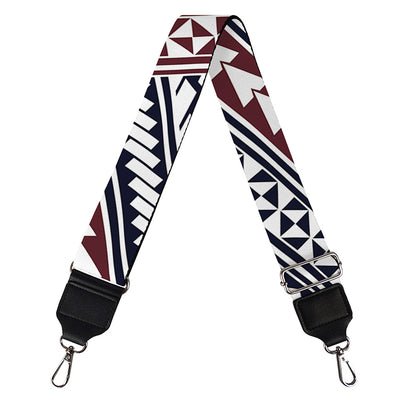 Maori Tribal Pattern Print Bag Strap