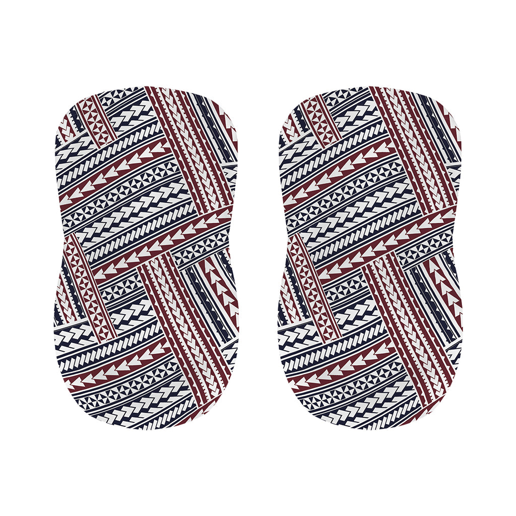 Maori Tribal Pattern Print Bar Stool Covers