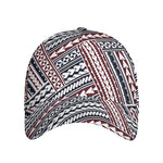 Maori Tribal Pattern Print Baseball Cap