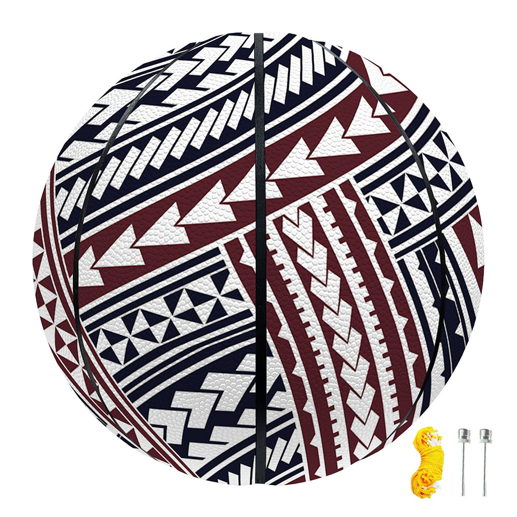 Maori Tribal Pattern Print Basketball