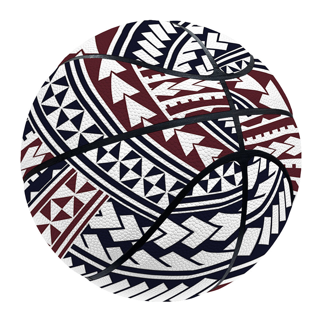 Maori Tribal Pattern Print Basketball