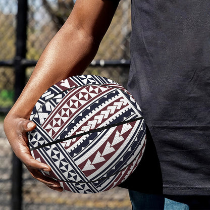 Maori Tribal Pattern Print Basketball
