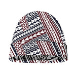 Maori Tribal Pattern Print Beanie
