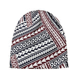 Maori Tribal Pattern Print Beanie