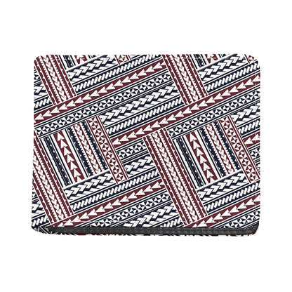 Maori Tribal Pattern Print Bifold Wallet