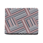 Maori Tribal Pattern Print Bifold Wallet