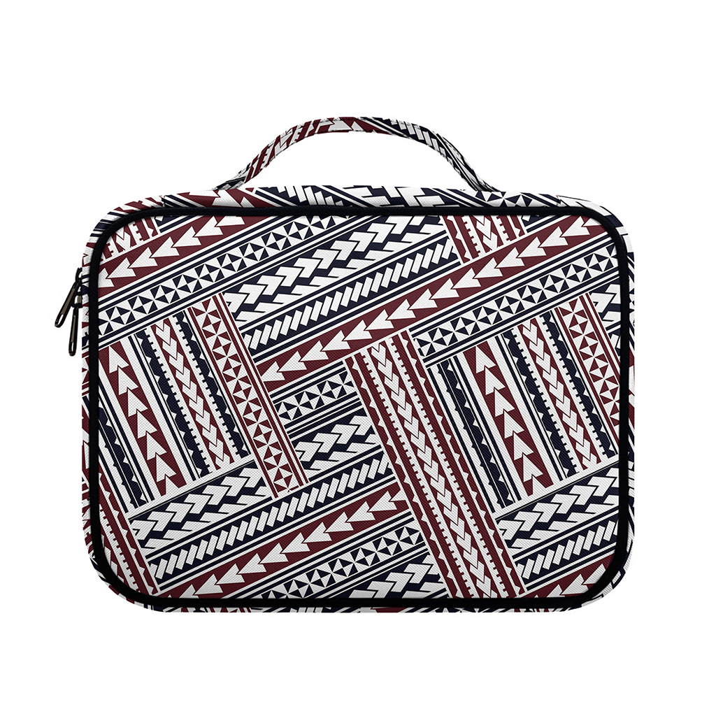 Maori Tribal Pattern Print Briefcase Bible Bag