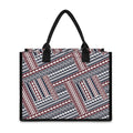 Maori Tribal Pattern Print Canvas Tote Bag