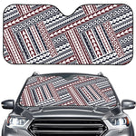 Maori Tribal Pattern Print Car Windshield Sun Shade