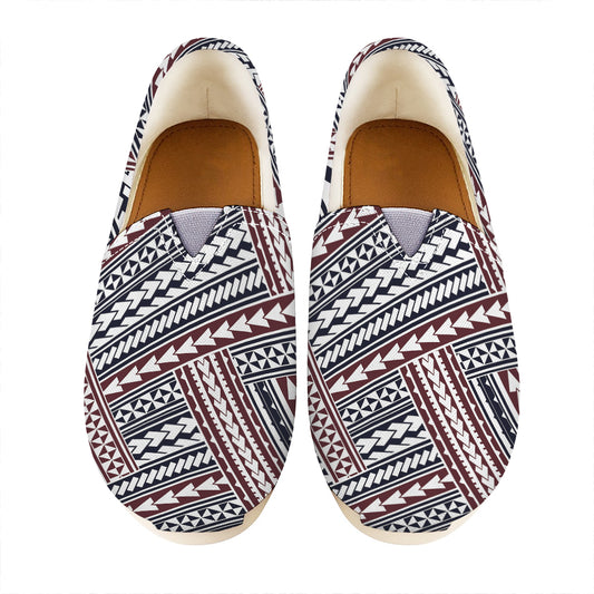 Maori Tribal Pattern Print Casual Shoes