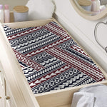Maori Tribal Pattern Print Changing Pad Cover