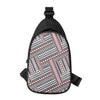 Maori Tribal Pattern Print Chest Bag