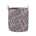 Maori Tribal Pattern Print Collapsible Laundry Basket