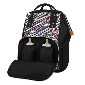 Maori Tribal Pattern Print Diaper Bag