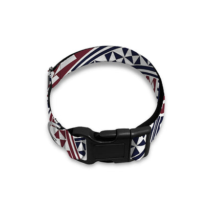 Maori Tribal Pattern Print Dog Collar