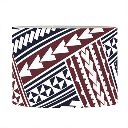 Maori Tribal Pattern Print Drum Lamp Shade