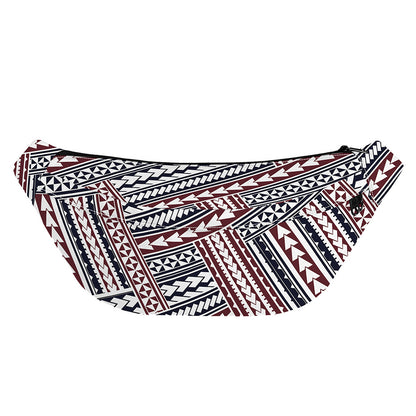 Maori Tribal Pattern Print Fanny Pack