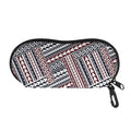 Maori Tribal Pattern Print Glasses Case