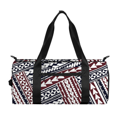 Maori Tribal Pattern Print Gym Bag