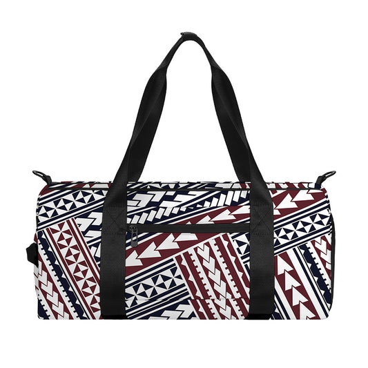 Maori Tribal Pattern Print Gym Bag