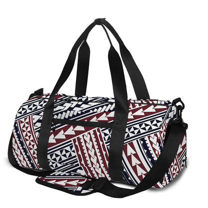 Maori Tribal Pattern Print Gym Bag