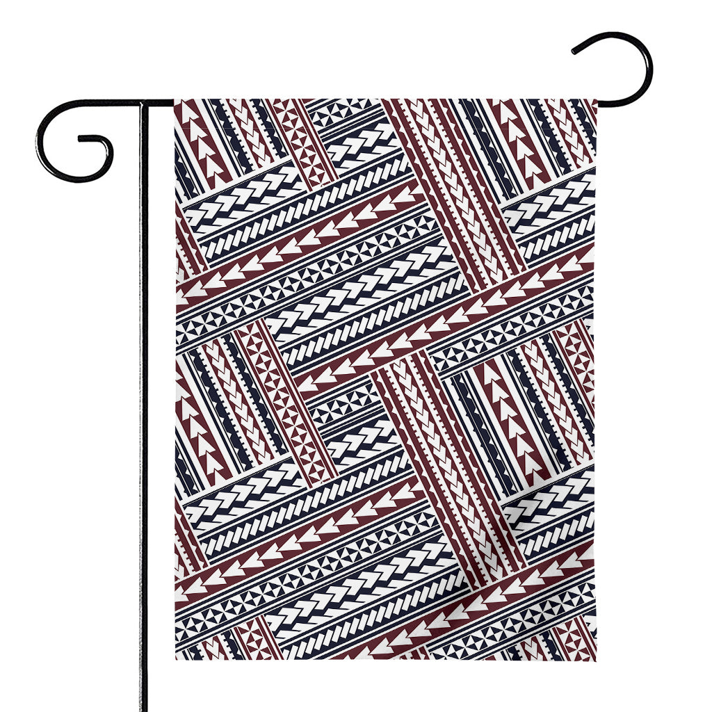 Maori Tribal Pattern Print House Flag