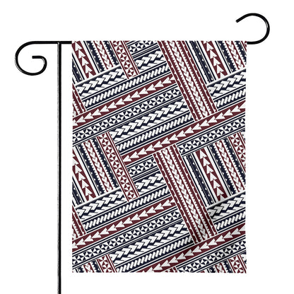 Maori Tribal Pattern Print House Flag