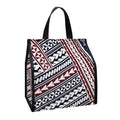Maori Tribal Pattern Print Insulated Lunch Tote