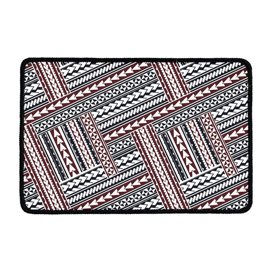 Maori Tribal Pattern Print Kitchen Mat