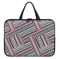 Maori Tribal Pattern Print Laptop Sleeve With Handle