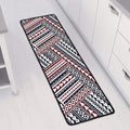 Maori Tribal Pattern Print Long Kitchen Mat