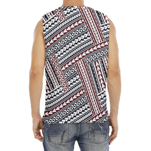 Maori Tribal Pattern Print Men's Fitness Tank Top