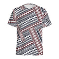 Maori Tribal Pattern Print Men's Athletic T-Shirt