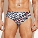 Maori Tribal Pattern Print Men's Swim Briefs