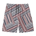 Maori Tribal Pattern Print Men's Swim Trunks