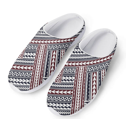 Maori Tribal Pattern Print Mesh Casual Shoes