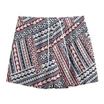 Maori Tribal Pattern Print Mesh Shorts