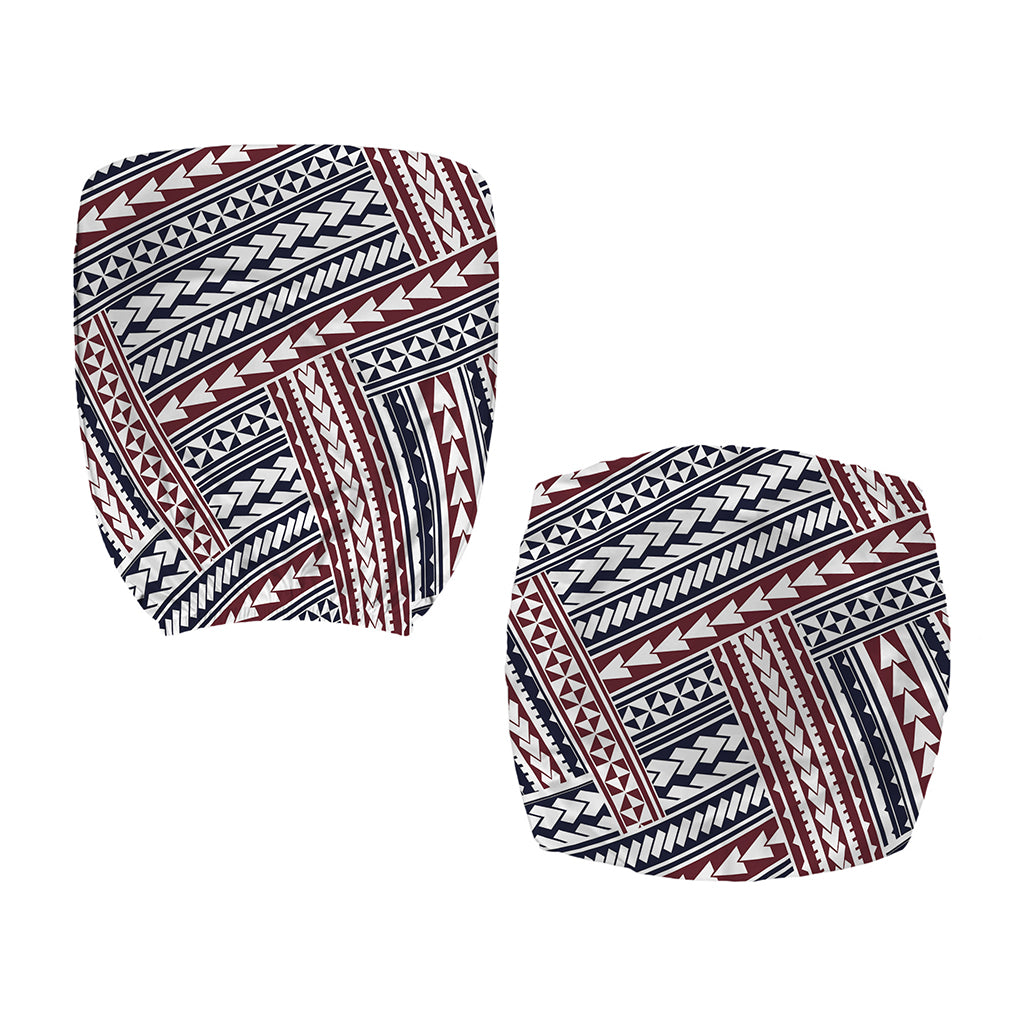Maori Tribal Pattern Print Office Chair Cover