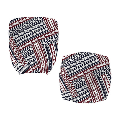 Maori Tribal Pattern Print Office Chair Cover