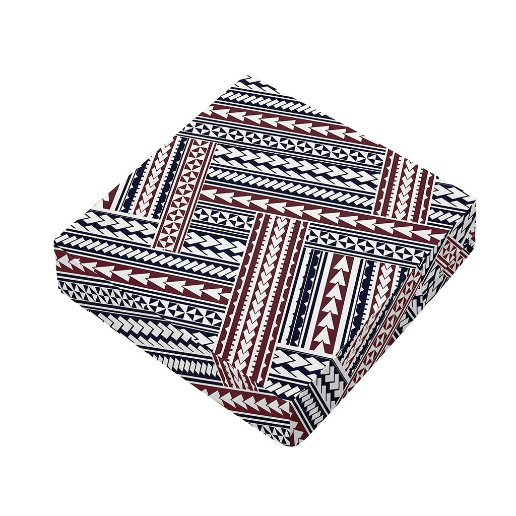 Maori Tribal Pattern Print Outdoor Seat Cushion Cover