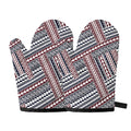 Maori Tribal Pattern Print Oven Mitts