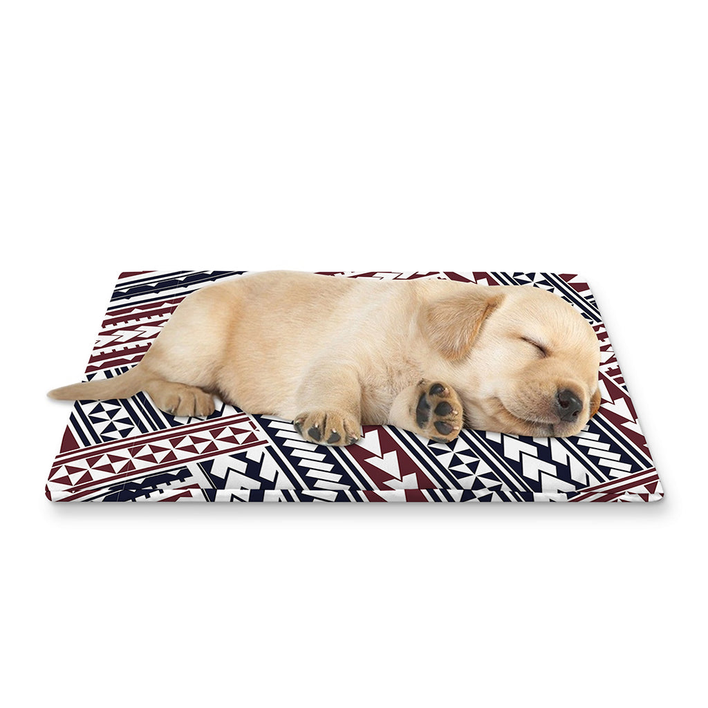 Maori Tribal Pattern Print Pet Cooling Mat Cover