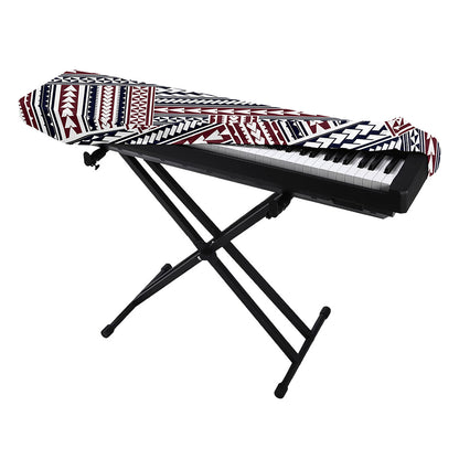 Maori Tribal Pattern Print Piano Keyboard Cover