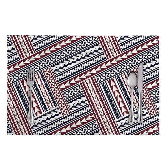 Maori Tribal Pattern Print Placemat