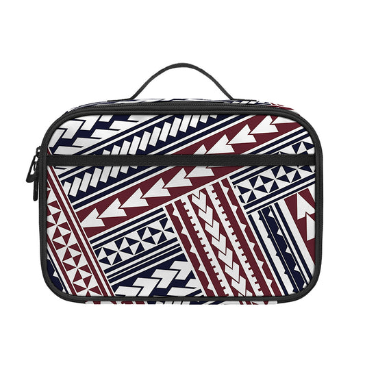 Maori Tribal Pattern Print Portable Lunch Bag