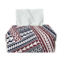 Maori Tribal Pattern Print Rectangle Tissue Box Cover