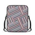 Maori Tribal Pattern Print Rectangular Crossbody Bag